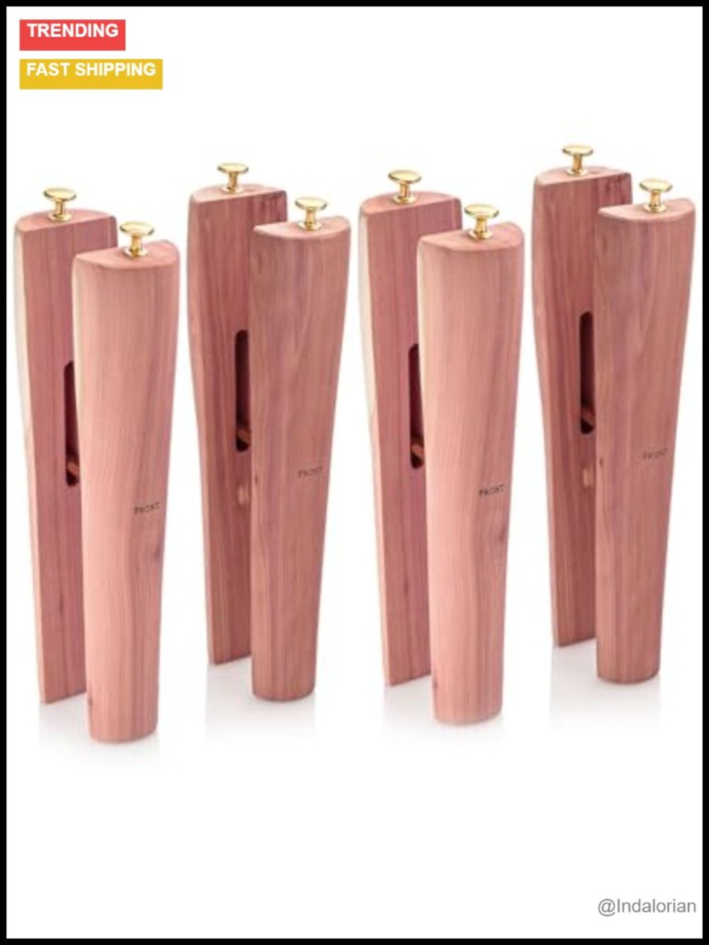 Cedar Boot Calf Stretcher Adjustable Shaft Shaper for Tall Boots